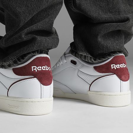 Reebok - Club C Revenge Sneakers 100032938 Footwear White Classic Burgundy Chalk