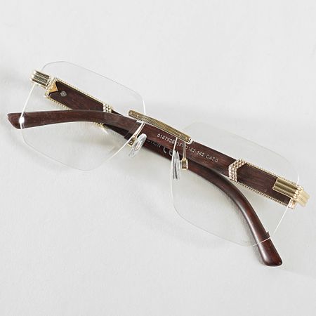 Classic Series - Occhiali marroni dorati
