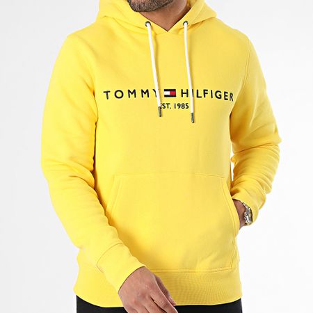 Tommy Hilfiger - Felpa con cappuccio Logo 1599 Giallo