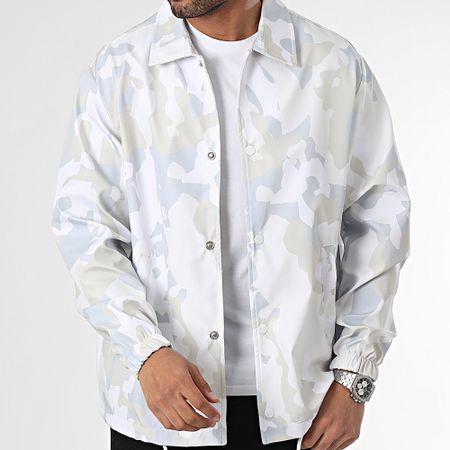 ADJ - Giacca camouflage bianco-beige
