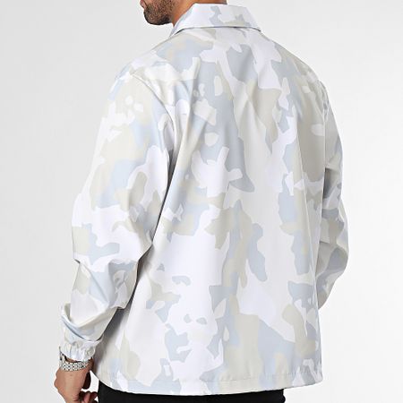 ADJ - Giacca camouflage bianco-beige