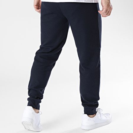 BOSS - Pantaloni da jogging con polsini in waffle 50486456 Blu navy