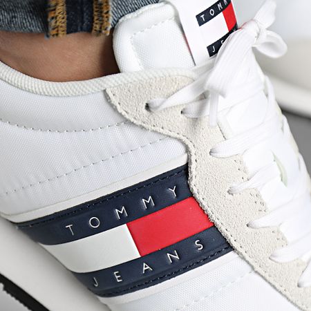 Tommy Jeans - Sneakers Runner Casual Essential 1351 Bianco