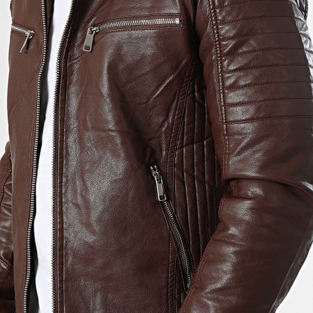 Kymaxx - Giacca biker Bordeaux