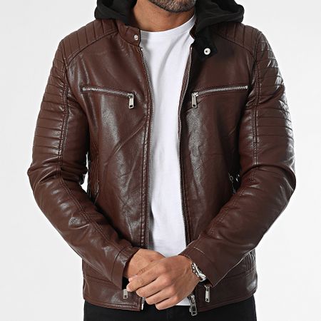 Kymaxx - Giacca biker Bordeaux