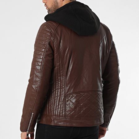 Kymaxx - Giacca biker Bordeaux