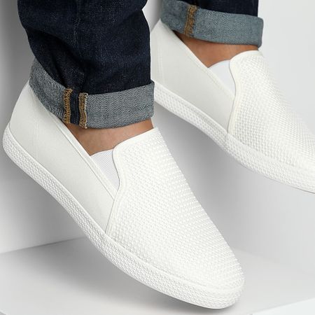 LBO - Sneakers Slip On 0004 Bianco