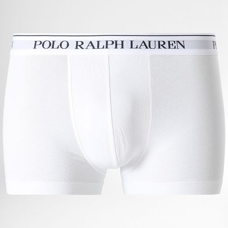 Polo Ralph Lauren - Set di 3 boxer bianchi navy