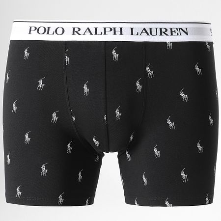Polo Ralph Lauren - Set di 3 boxer bianco nero grigio antracite