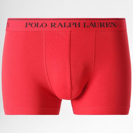 Polo Ralph Lauren - Set di 3 boxer bianchi, rossi e marini
