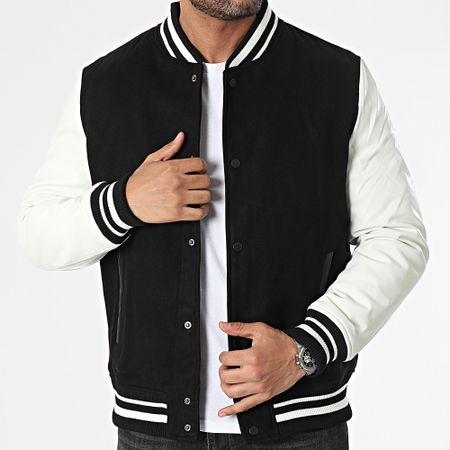 Frilivin - Bomber nero bianco