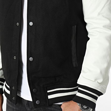 Frilivin - Bomber nero bianco
