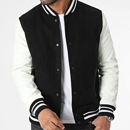 Frilivin - Bomber nero bianco