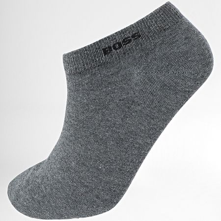 BOSS - Confezione da 2 paia di calzini 50469849 Grigio Antracite Nero