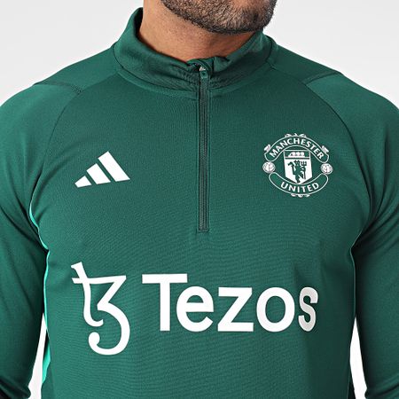 Adidas Sportswear - Maglietta a maniche lunghe del Manchester United IQ1523 Verde scuro