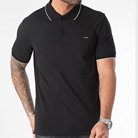 Calvin Klein - Polo manica corta Tipping 2751 nero