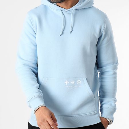 Teddy Yacht Club - Felpa con cappuccio Atelier Paris Azzurro Bianco