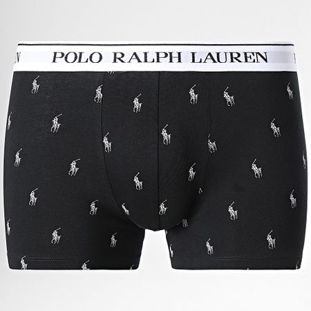 Polo Ralph Lauren - Set di 5 boxer bianchi grigio erica neri