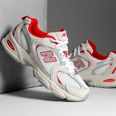 New Balance - 530 MR530QB Bianco Grigio Rosso Sneakers