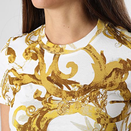 Versace Jeans Couture - Maglietta donna 76HAH6D8-JS287 White Renaissance