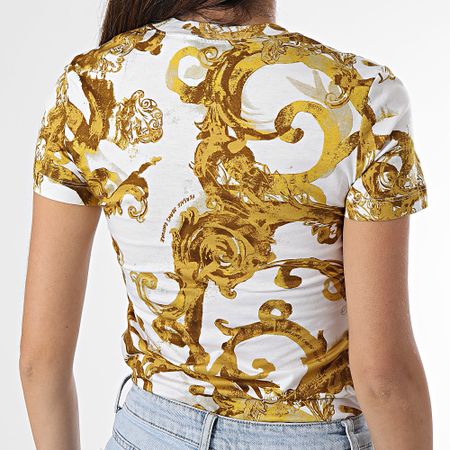 Versace Jeans Couture - Maglietta donna 76HAH6D8-JS287 White Renaissance