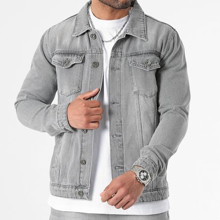 LBO - Jeans e Jogger Pant Fit 3267 Denim Jacket Set Grigio chiaro