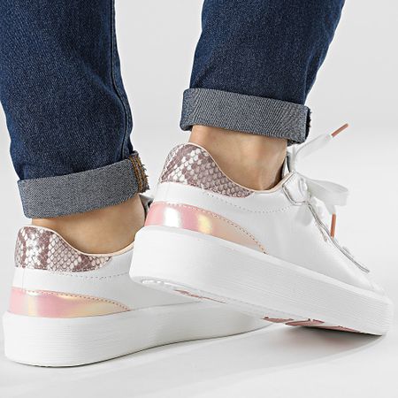 Pepe Jeans - Scarpe da ginnastica Dobbie Seal da donna PLS00006 rosa scuro
