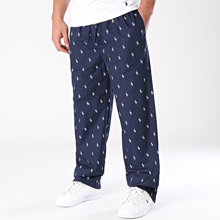 Polo Ralph Lauren - Pantaloni da jogging All Over Player blu navy