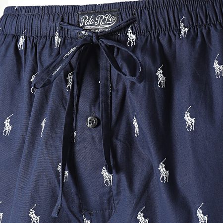 Polo Ralph Lauren - Pantaloni da jogging All Over Player blu navy