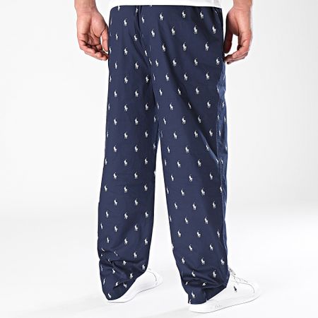 Polo Ralph Lauren - Pantaloni da jogging All Over Player blu navy