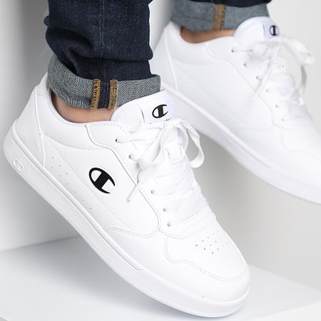 Champion - Scarpe da ginnastica New Court S22075 Bianco