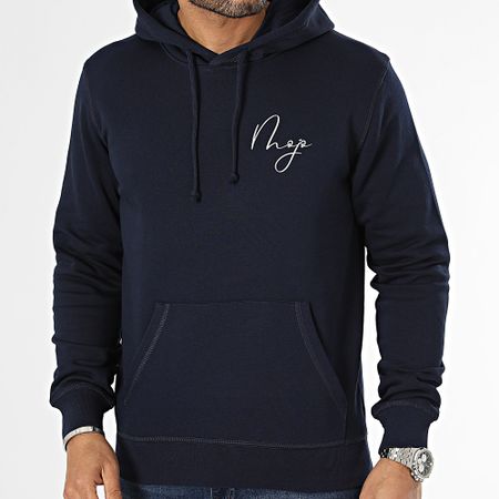 MEIITOD - Felpa con cappuccio Mojo blu navy