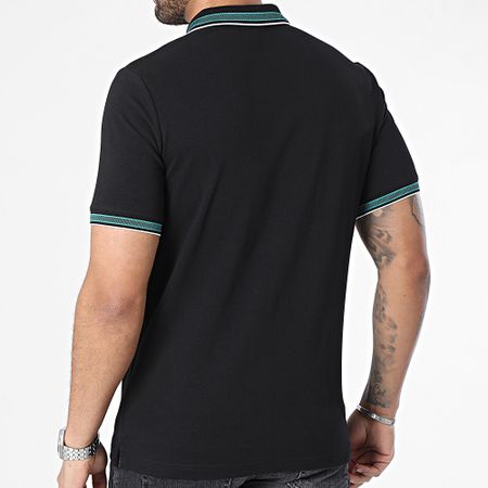 Calvin Klein - Polo manica corta Stretch Pique Multi Tipping 2469 Nero