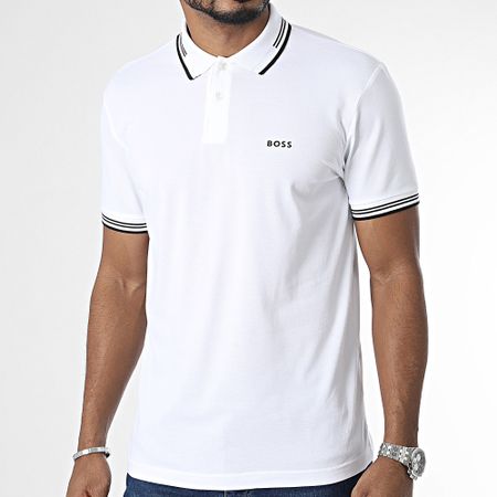 BOSS - Polo a maniche corte Paul 50506193 Bianco
