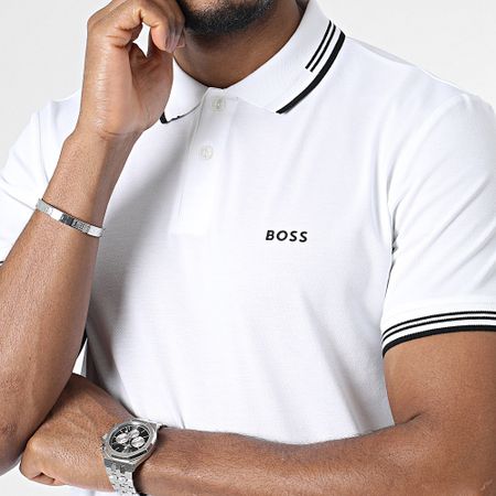 BOSS - Polo a maniche corte Paul 50506193 Bianco