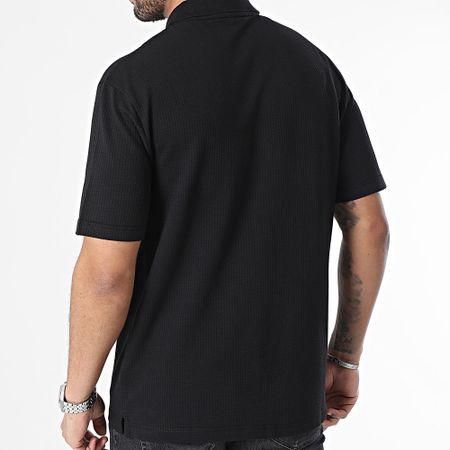 Calvin Klein - Polo manica corta relaxed fit 5433 nero