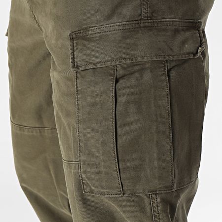 Tommy Hilfiger - Pantaloni Cargo in gabardina 5192 Verde Khaki