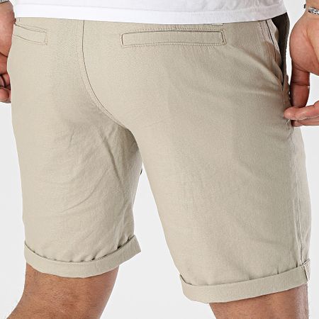 Blend - Pantaloncini chino in lino 20715214 Beige