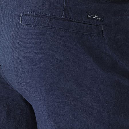 Blend - Pantaloncini chino in lino 20715214 Blu navy