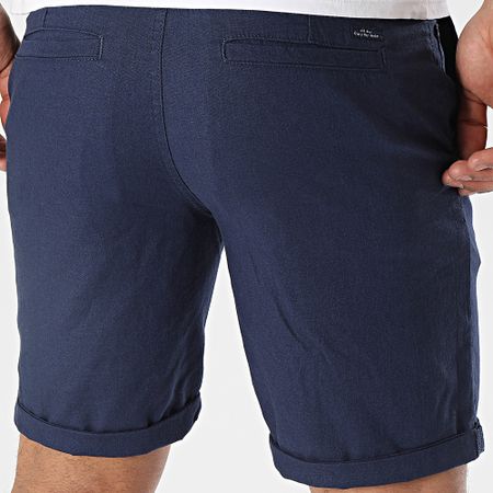 Blend - Pantaloncini chino in lino 20715214 Blu navy