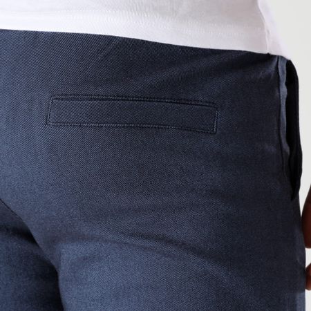 LBO - 0680 Pantaloncini Chino Jogger Navy Heather Blue