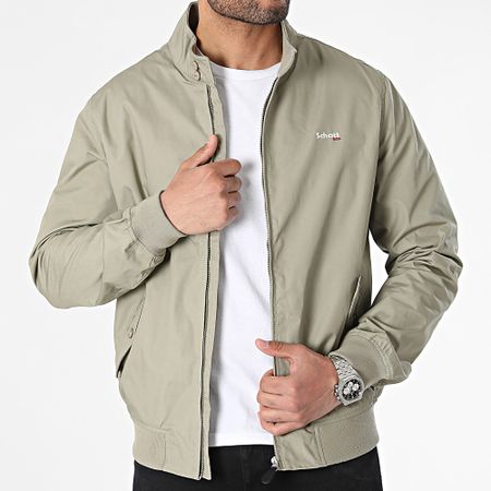 Schott NYC - Cabl 1220 Giacca con zip verde cachi chiaro