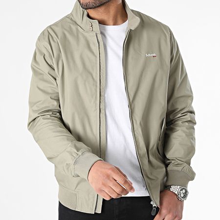 Schott NYC - Cabl 1220 Giacca con zip verde cachi chiaro