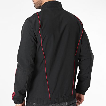 Adidas Sportswear - AS Roma IR0281 Giacca con zip a righe nere