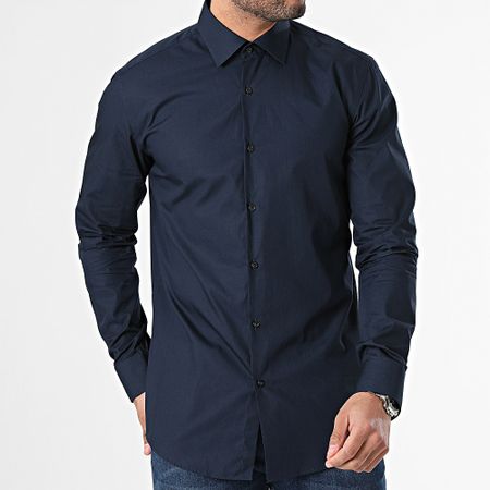 HUGO - Camicia a maniche lunghe C Jenno 50289499 Blu navy