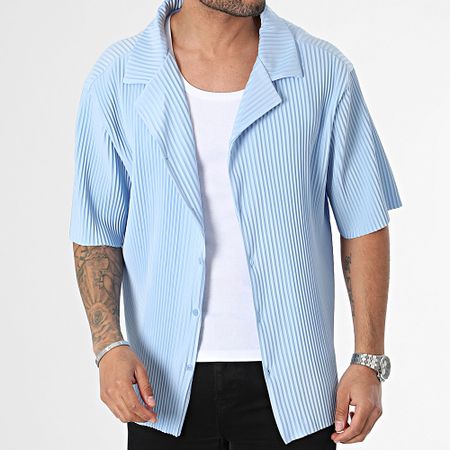 Uniplay - Camicia azzurra a maniche corte