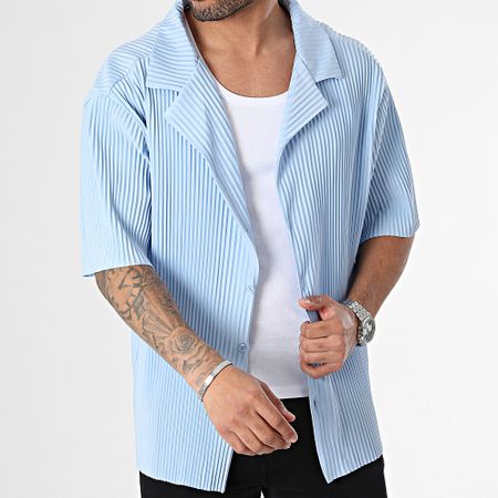 Uniplay - Camicia azzurra a maniche corte