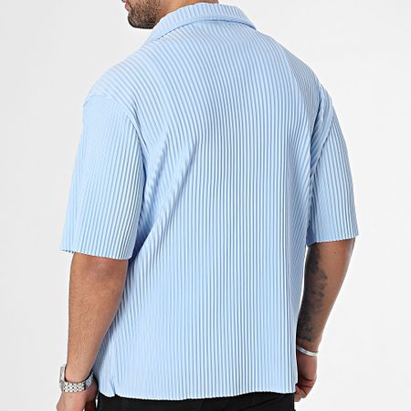 Uniplay - Camicia azzurra a maniche corte