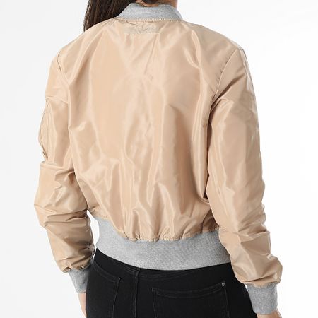Bombers Original - Giacca bomber donna MA1 Beige