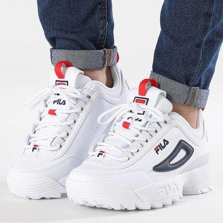 Fila - Sneakers Disruptor CB Donna FFW0399 Bianco Fila Navy